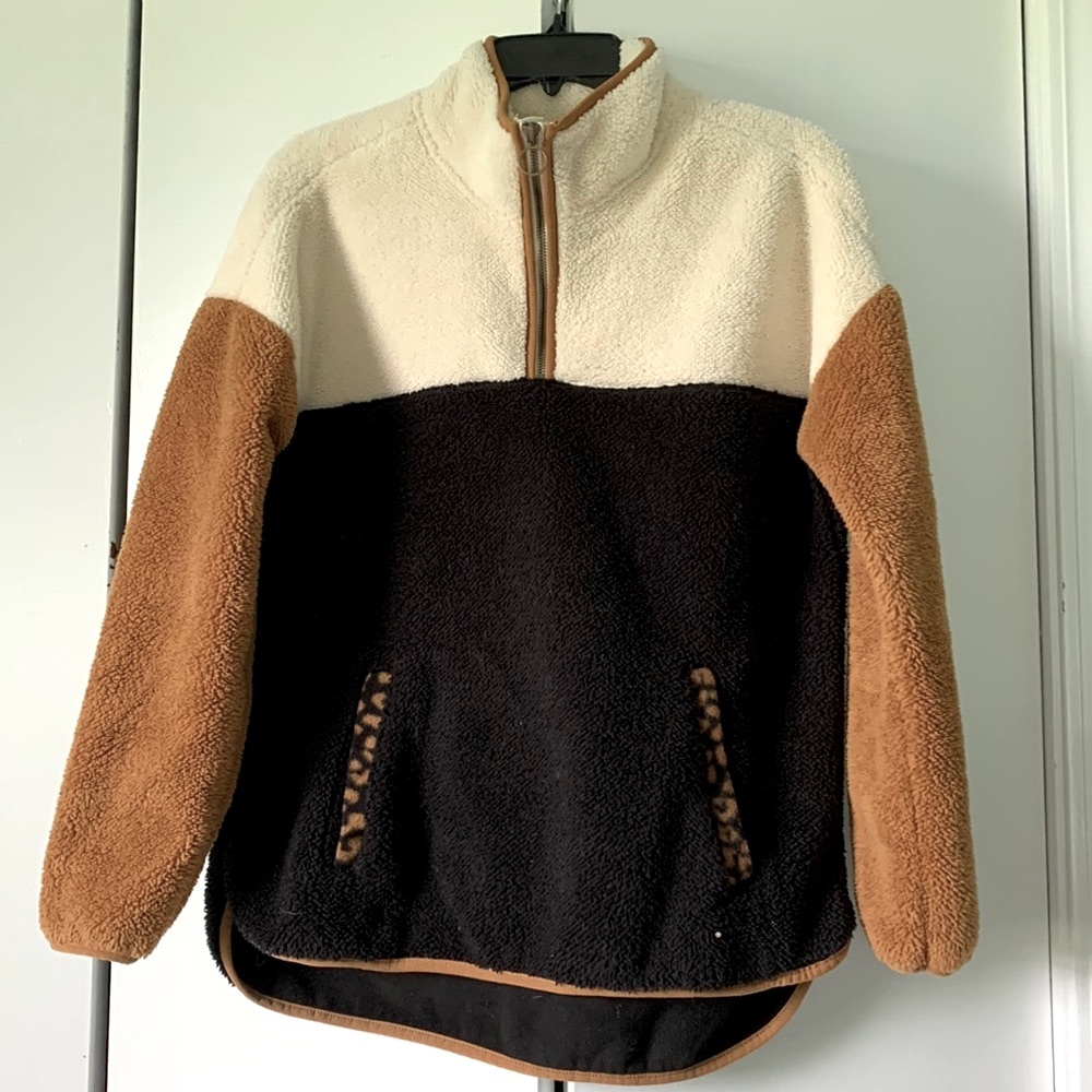 Quarter Zip Plush Sweatshirt